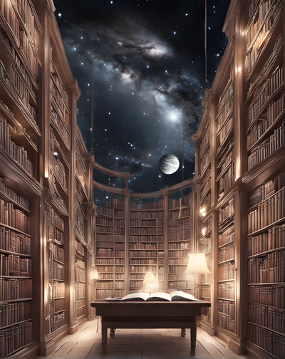 Bibliothek des Universums - Galaktischer Bücherhimmel