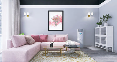 W11 Schönheit der Natur in Ihrem Zuhause - "Rosige Blütenpracht"