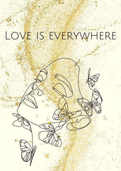 Love is everywhere - Feine Linien