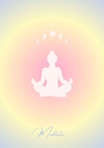 Meditationsposter - Entdecke deine innere Ruhe