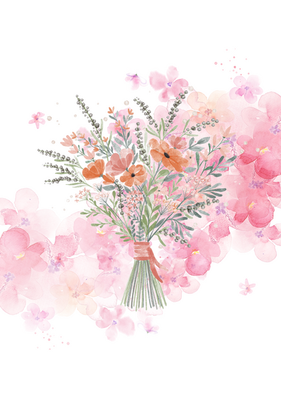 W11 Schönheit der Natur in Ihrem Zuhause - "Rosige Blütenpracht"