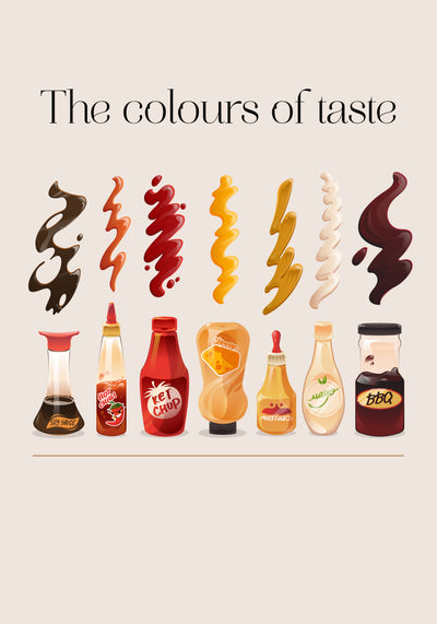 The colours of taste